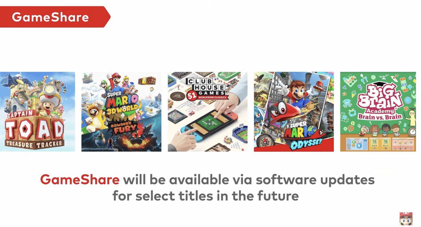 代“游戏分享”功能可分享给 3 个玩家不朽情缘任天堂预告 Switch 2初(图2)